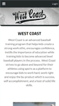 Mobile Screenshot of baseballwestcoast.com